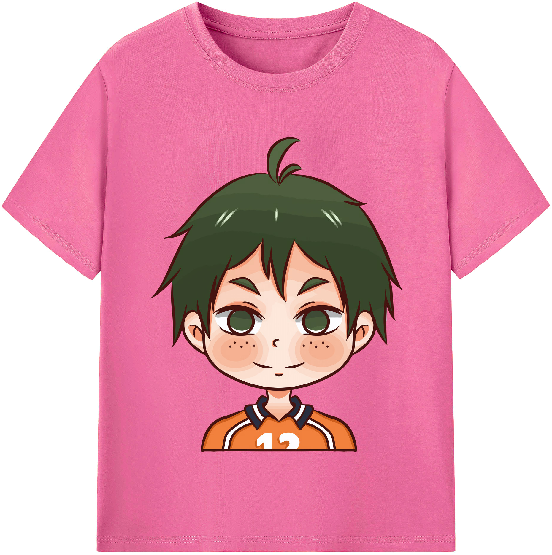 （画像用） ハイキュー!! Haikyu!! レディースカジュアルプリントTシャツ（綿100％）